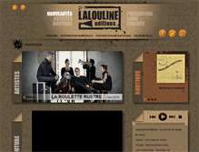 Tablet Screenshot of lalouline-editions.com